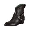 Bikerboots FELMINI "Felmini Stiefelette Leder", Damen, Gr. 40, schwarz, Leder, casual, Schuhe