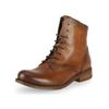 Schnürstiefelette FELMINI "Felmini Stiefelette Leder", Damen, Gr. 41, braun, Leder, casual, Schuhe