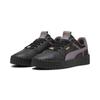 Sneaker PUMA "Carina 3.0 Luxe Sneakers Damen", Gr. 37, schwarz plum jam lila, Obermaterial: Leder, Synthetik; Futter: Textil, Synthetik; Innensohle: Textil; Laufsohle: Gummi, Schuhe