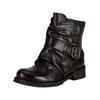 Stiefelette FELMINI "Felmini Stiefelette Leder", Damen, Gr. 39, schwarz, Leder, casual, Schuhe