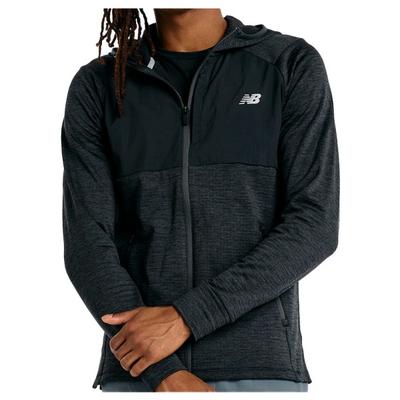 New Balance - Heat Grid Hooded Full Zip - Zip-Hoodie Gr M schwarz Image