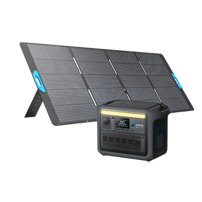 Anker SOLIX C1000X Solar Generator + 400W Solar Panel