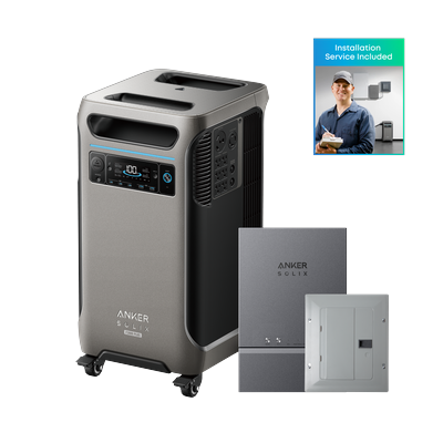 Anker SOLIX F3800 Plus + Smart Home Power Kit + Installation Service