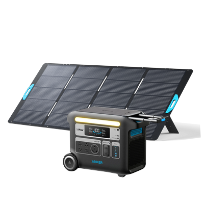 Anker SOLIX F2000 Solar Generator + 400W Solar Panel
