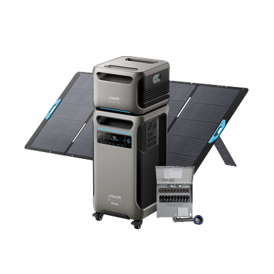 Anker SOLIX F3800 Plus + Expansion Battery + Home Backup Kit + 400W Solar Panel