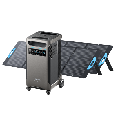 Anker SOLIX F3800 Solar Generator + 2Ã— 200W Solar Panels