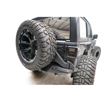 Fab Fours Spare Tire Carrier Black, JL18-Y1851T-1