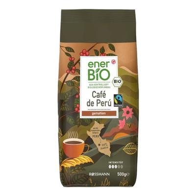 enerBIO Bio Kaffee »Cafe de Peru« gemahlen 500 g braun Image