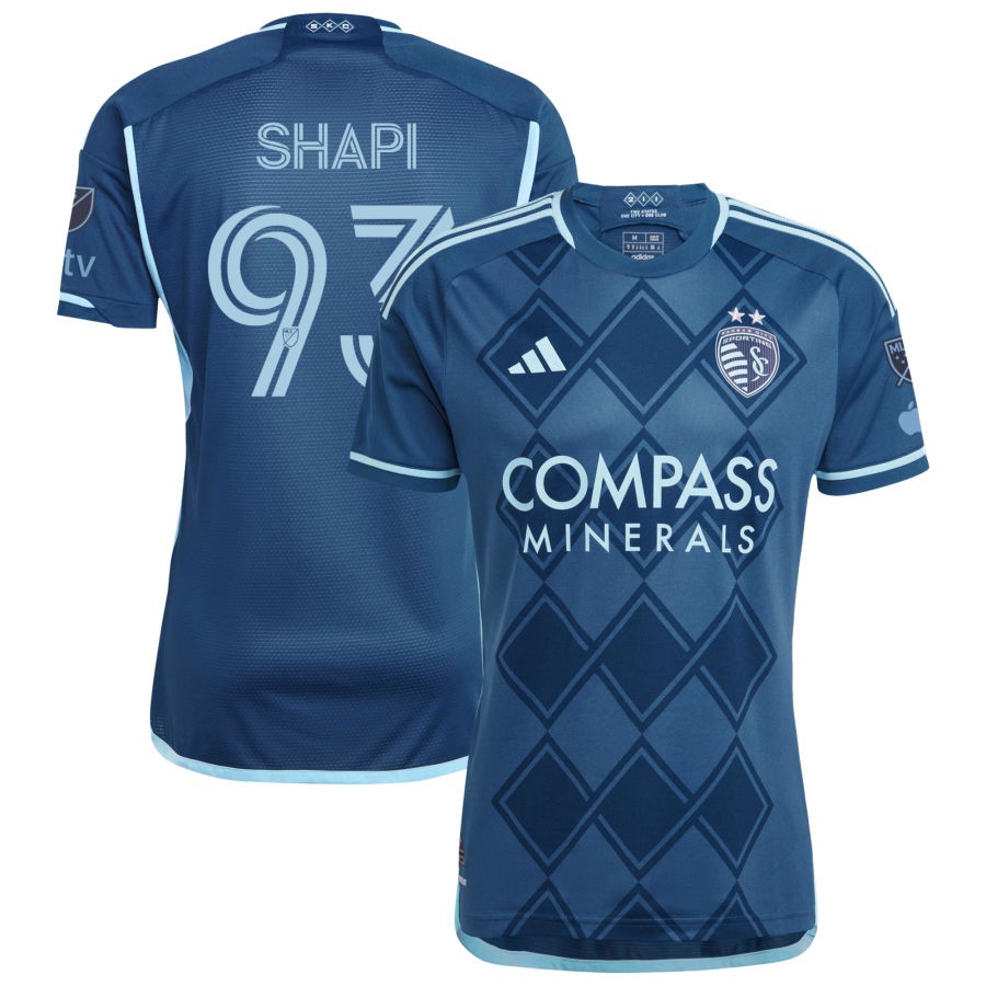 Suleymanov Shapi Men's adidas Navy Sporting Kansas City 2024 Diamonds Our Forever Authentic Custom Jersey