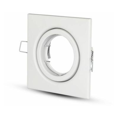 V-tac - Quadratischer LED-Einbaustrahler GU10 und GU5.3 (MR16) Weiß Farbe einstellbar Image