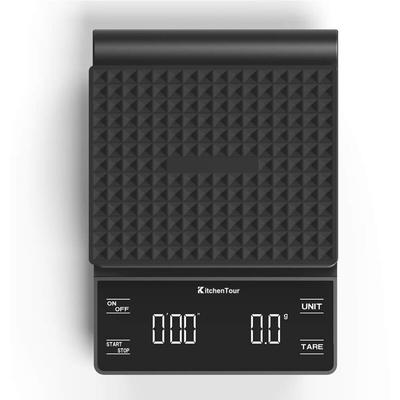 Kaffeewaage mit Timer, 3 kg/0,1 g, hochpräzise Tropf-Espressowaage mit LCD-Display mit Image