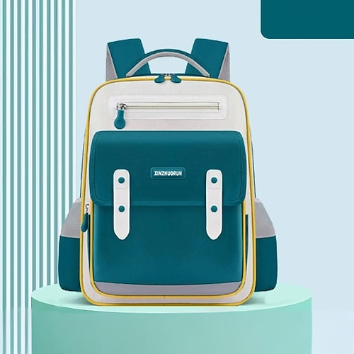 Zaino scolastico per bambini e bambine – zaino leggero e impermeabile per la scuola elementare con strisce riflettenti e numerose tasche, per il ritorno a scuola