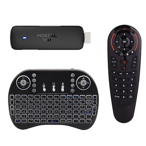 Mortal Android 14 TV Stick Full HD 4K 1080p Wi-Fi 6 Google Voice Netflix YouTube Q8 BT5 24 fps decodifica video wireless lettore multimediale