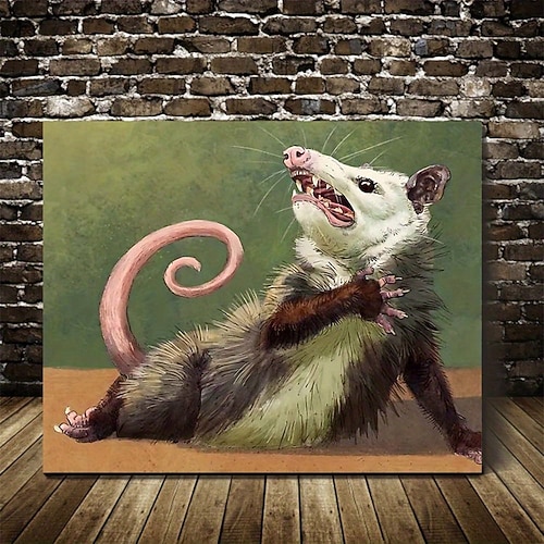 1 Kunstdruck auf Leinwand, natürliches, verspieltes Design, wiederverwendbar, Poster im internationalen Stil für Wohnzimmer, Schlafzimmer, Büro – ideal für Weihnachten Feiertagsdekoration Büro