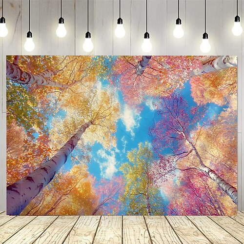 Herbst Herbst Landschaft Wandteppich Foto Hintergrund Wand Kunst große Wandteppich Wandbild Dekor Fotografie Hintergrund Decke Vorhang Haus Schlafzimmer Wohnzimmer Dekoration Image