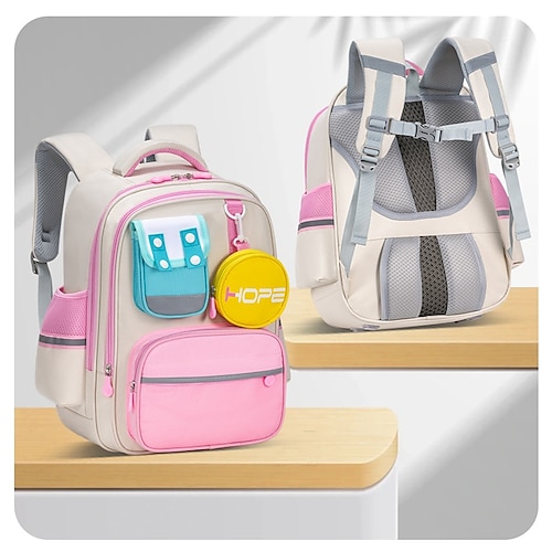 Kinder-Schulrucksack mit mehreren Taschen – leichter Bücherrucksack für Jungen und Mädchen, ideal für die Grundschule und die Mittelschule Image