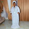 H&D 2025 Neue Afrikanische Kleid Plus Größe Für Frauen Elegante Dubai Türkei Afrika Kleidung Hochzeit Party Kleid Kirche Weiße spitze Kleidung