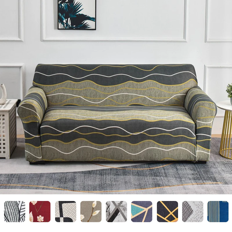 2024 neue Stretch-Sofa Couch bezug für Wohnzimmer l-förmige Kombination Chaiselongue Schon bezug Wohnkultur 1/2/3/4 Sitze abnehmbar