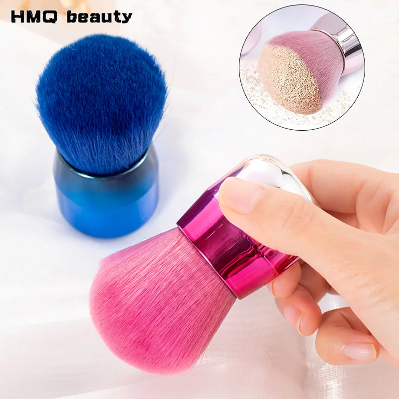 Make-up-Pinsel, flauschig, loser Puder, Rougepinsel, tragbar, runder Griff, multifunktionaler Make-up-Pinsel, kosmetisches Beauty-Zubehör Image