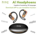HTC NE35 Auricolari Bluetooth V6.0 Auricolari traduttore AI Auricolari OWS Cuffie sportive Musica Stere HD Bass Cuffie wireless Lunga durata