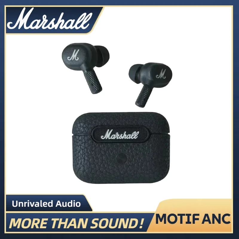 MARSHALL MOTIF ANC Cuffie Bluetooth True Wireless Auricolari con cancellazione attiva del rumore Cuffie sportive impermeabili in-ear