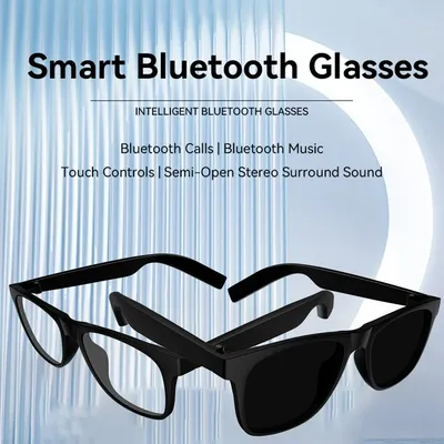 Smart Gläser Bluetooth Anruf Musik Fernbedienung Kamera Schießen Foto Drahtlose Headset Männer Frauen Sonnenbrille Für Android IOS Telefon Image