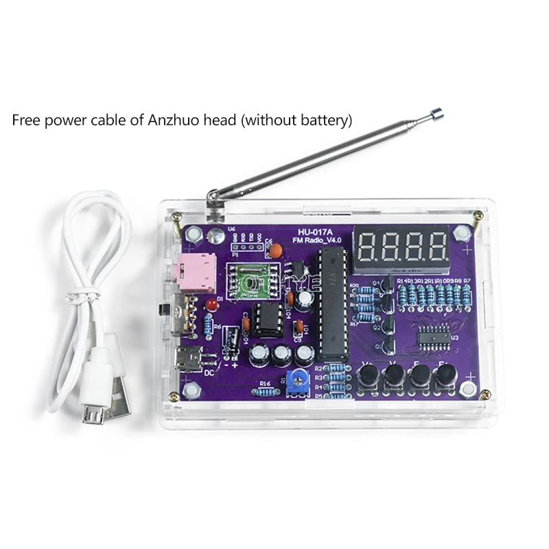 FM Radio Elektronische DIY Kit Frequenz 87-108 MHz Einstellbare Multifunktions Radio RDA5807S Löten Praxis Image