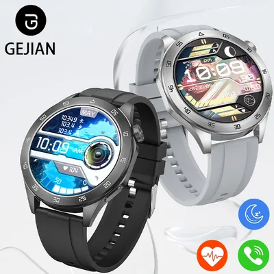 GEJIAN Neue 5.3 Bluetooth Smart Watch 1,45 Zoll 412 * 412 HD-Auflösung Herzfrequenzüberwachung Android iOS Smart Call Watch