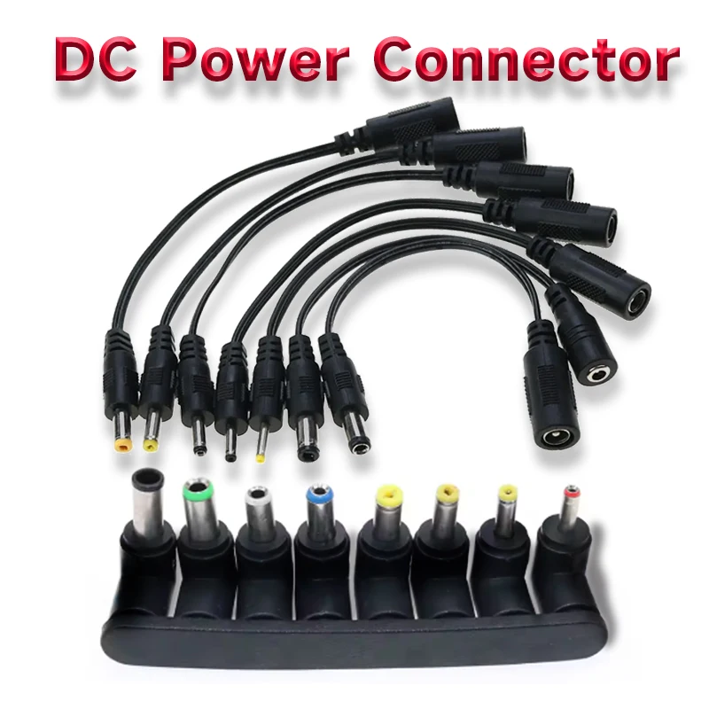 DC-Kabel 5,5 x 2,1 mm Buchse auf Stecker 5,5 x 2,5 mm 3,5 x 1,35 mm 4,0 x 1,7 mm 4,8 2,5 0,7 Kabel De Alimenta mit Stecker Image