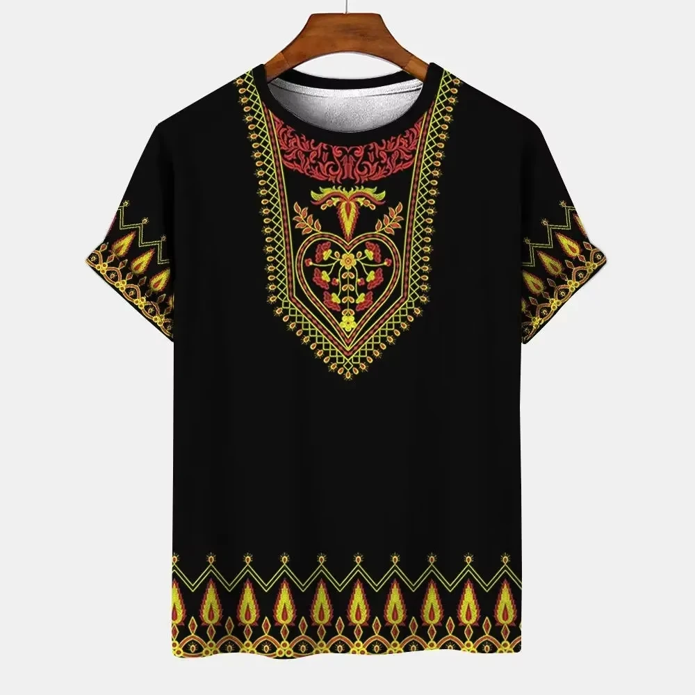 Sommer männer T-shirt Vintage Ethnischen Stil 3d Gedruckt Kind Straße Kurzarm Urlaub Top Frauen T-shirt Kinder T-shirt Kleidung