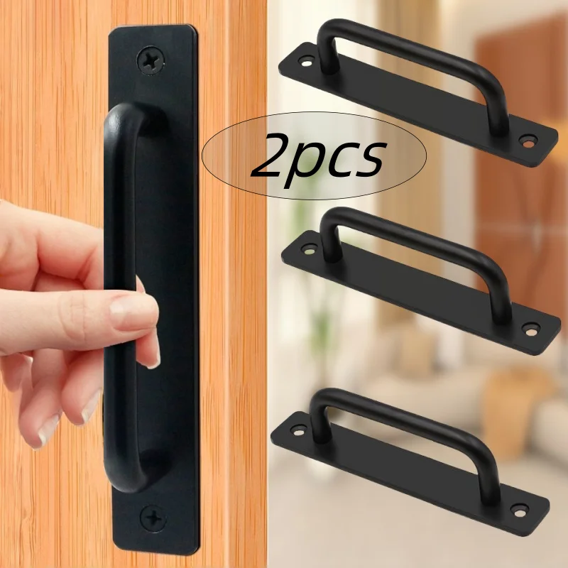 2 Stück Türgriffe können horizontal oder vertikal installiert werden, geeignet für verschiedene Möbeltüren, Fensterbeschläge, Zubehör Image