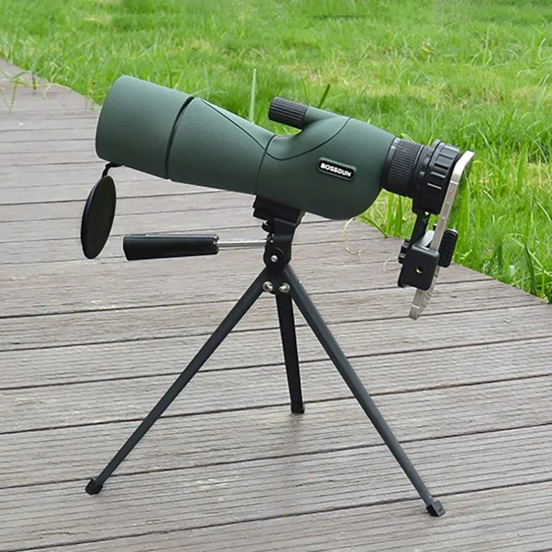 25-75x60 Teleskop Spektiv Leistungsstarker Zoom Monokular FMC BAK4 Wasserdicht und Telefonadapter Stativ für Vogelbeobachtung Camping Image