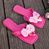 Neue Heiße Verkauf Damen Schuhe Flip-Flops frauen Hausschuhe Casual Täglichen Hausschuhe Frauen Karree Floral Flache mit frauen Sandalen