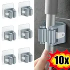 Supporto per scopa Supporto per scopa autoadesivo Supporto per scopa a parete Supporto per scopa Spazzola per spazzare Gancio Organizzatore di stoccaggio Accessori per la cucina del bagno