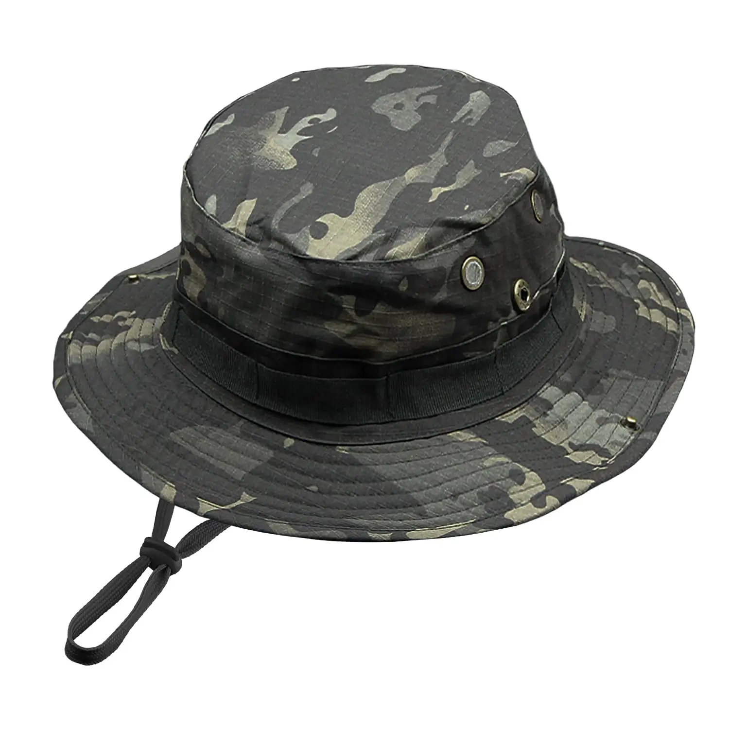 Taktische Panama Hut Eimer Hut Sonnencreme Camouflage Outdoor Reise Klettern Angeln Caps Training Strand männer Wandern Hut Image