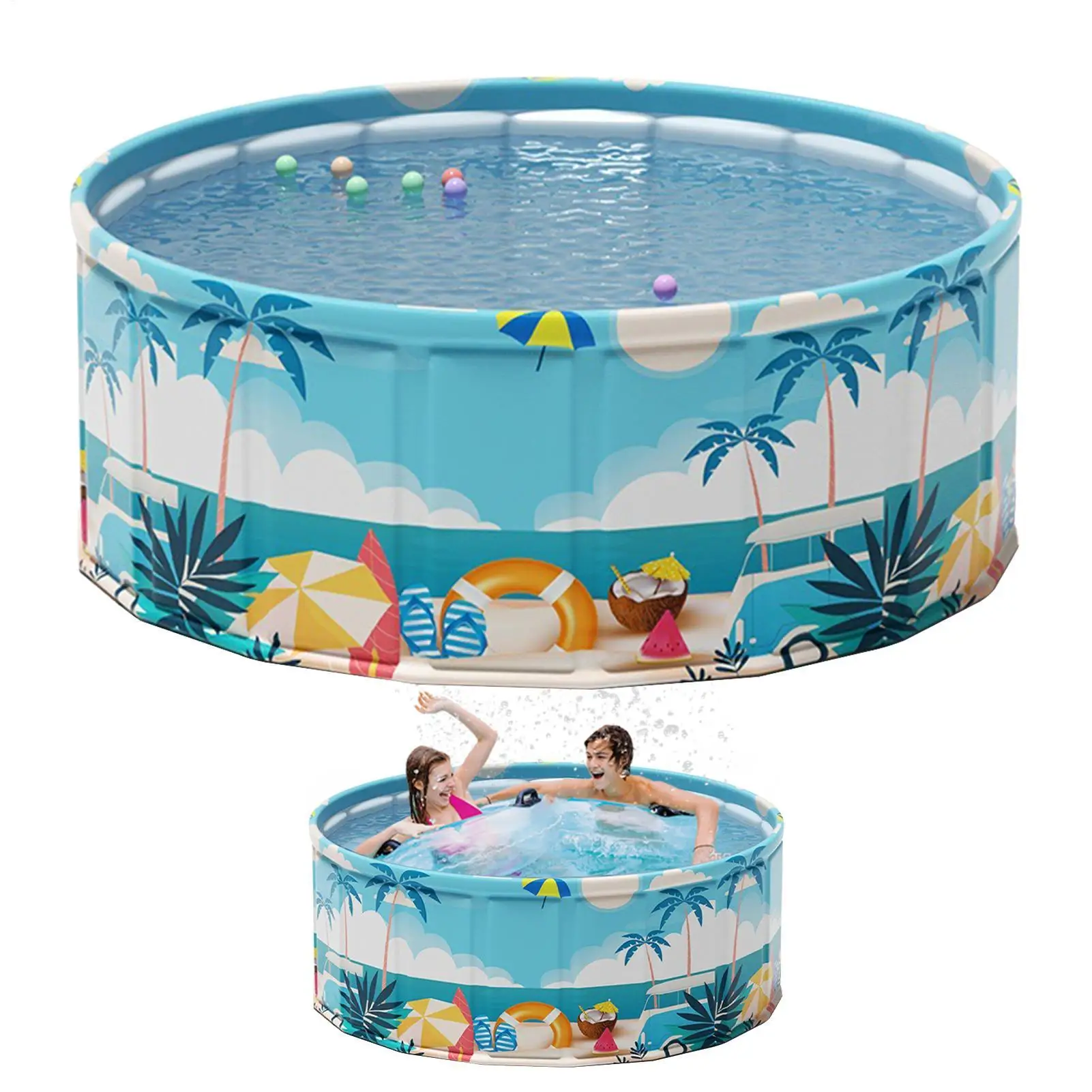 90/120/160cm pliable enfants piscine pataugeoire enfants piscine bébé encadré piscines bain pour animaux de compagnie enfant bassin piscine pour animaux de compagnie chien baignoire