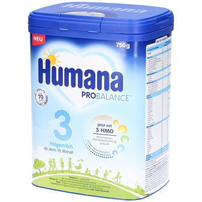 Humana Probalance Folgemilch 3 m.5HMO Pulver 750 g Image