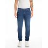 Slim-fit-Jeans REPLAY "Anbass", Herren, Gr. 31, Länge 34, blau (dunkelblau), Denim/Jeans, Obermaterial: 90% Baumwolle, 8% Polyester, 2% Elasthan, casual, slim fit, Jeans