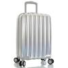 Hartschalen-Trolley HEYS "Astro, verschiedene Größen und Farben", Gr. B/H/T: 36cm x 53cm x 22cm 32 l, silber, Polycarbonat-Verbundwerkstoff, festlich, Koffer, Heys x Joachim Llambi Reisegepäck TSA Schloss Volumenerweiterung