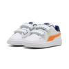 Sneaker PUMA "SMASH 3.0 PLAYDATE V INF", Gr. 22, puma weiß, orange glo, Synthetik, sportlich, Schuhe
