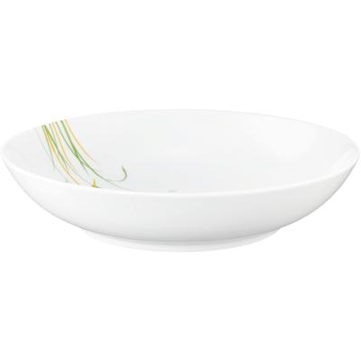 Suppenteller SELTMANN WEIDEN "Liberty - Meadow Grasses green", weiß, grün, curry, B:21,2cm H:4,6cm L:21,2cm T:21,2cm Ø:21,2cm, Porzellan, Speiseteller, Teller rund 21 cm Image