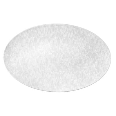 Servierplatte SELTMANN WEIDEN "Life Fashion", luxury weiß, B:25,80cm H:2,50cm L:40,30cm T:25,80cm, Porzellan, Servierplatten, Platte oval Image