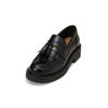Loafer MARC O'POLO "aus glänzendem Kalbleder", Damen, Gr. 41, schwarz, Obermaterial: 100% Leder (Rind), unifarben, Schuhe