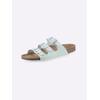 Pantolette BIO TIME, Damen, Gr. 41, blau (eisblau), Synthetik, sportlich, Schuhe