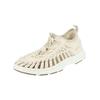 Sandale KEEN "Keen Wanderschuhe Textil", Gr. 38, beige (beige, weiß), Textil, casual, Schuhe
