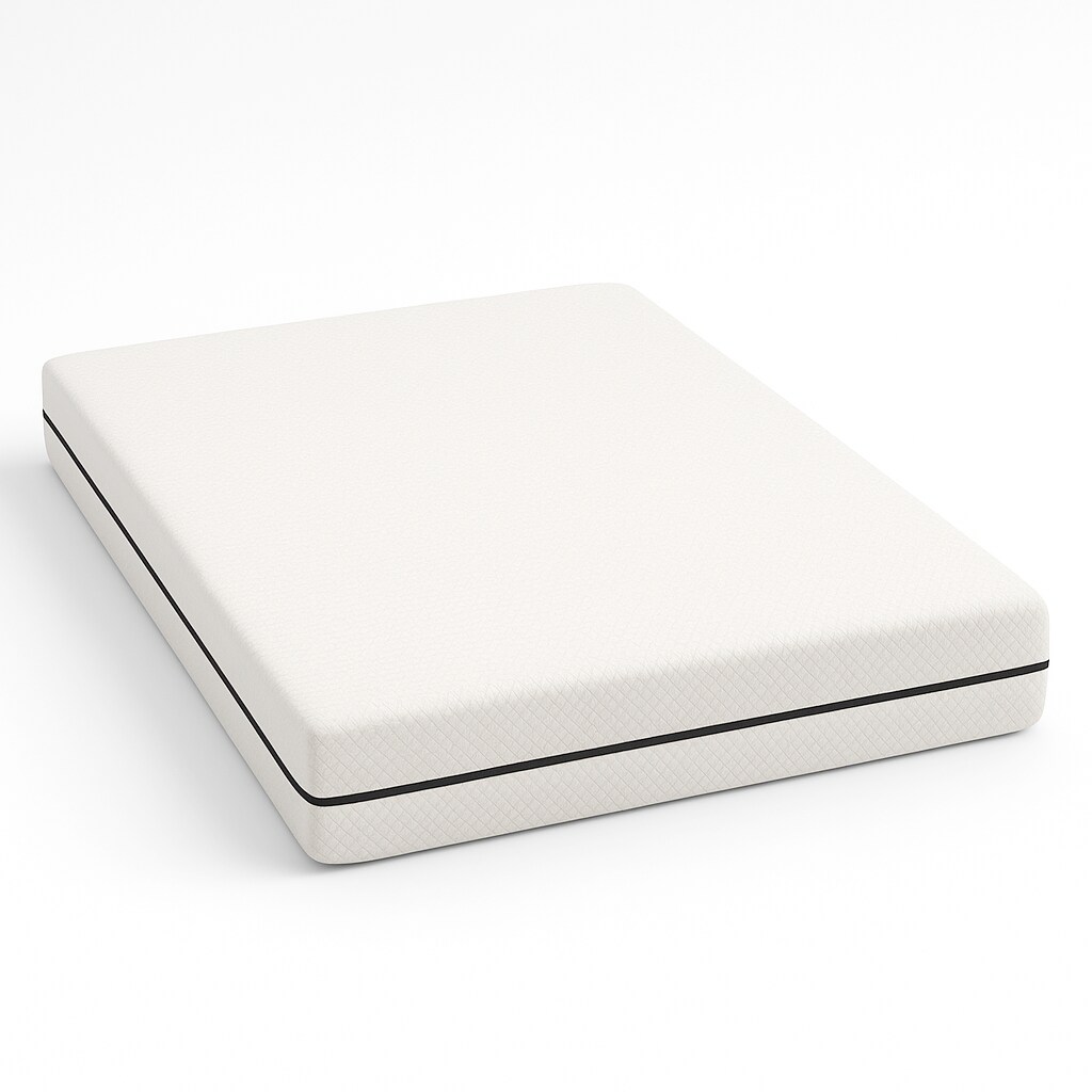 THE WHITE STONE Einzelmatratze 90x190 Schaum H18cm Orthopädisch Bezug milbenresistent 100% Hergestellt in Italien Image