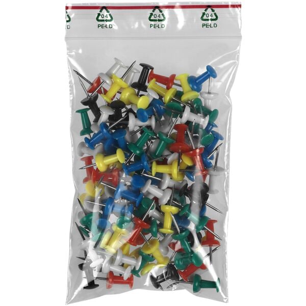 OTTO Office 1000 Druckverschlussbeutel 12,0 x 17,0 cm 50 mic transparent, 12 cm Image