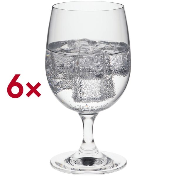 Rona Wasserglas Mineral water 11 Mondo 240 ml /-/ 0,2 l 6 Stück blau, 7.3 cm Image