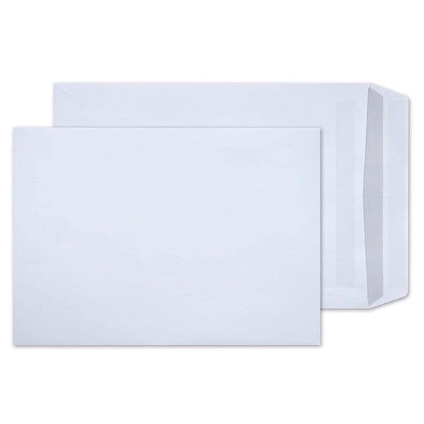 Steinmetz 250 Versandtaschen DIN B4 100 g/m² ohne Fenster weiß, 35.3x25 cm Image