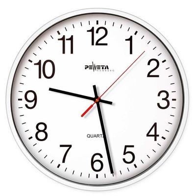 Peweta Uhren Wanduhr weiß 250 mm weiß